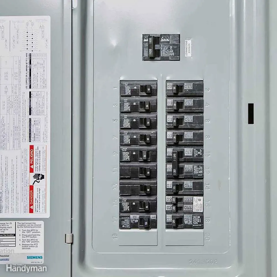 Electrical breaker panel