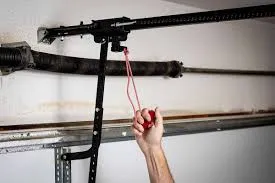 Garage door emergency release